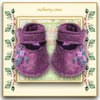 Reserved for Tina - Purple Heather Embroidered Shoes