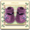 Reserved for Tina - Purple Heather Embroidered Shoes
