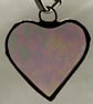 Stained glass small heart, PINK and PURPLE variations - Image 9