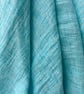 Waffle Linen Towel Aqua Blue  - Image 4
