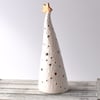 A108 Ceramic Christmas Tree Tea Light Holder (UK postage free)