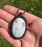 Ruby Fuchsite Macrame Pendant - Image 3