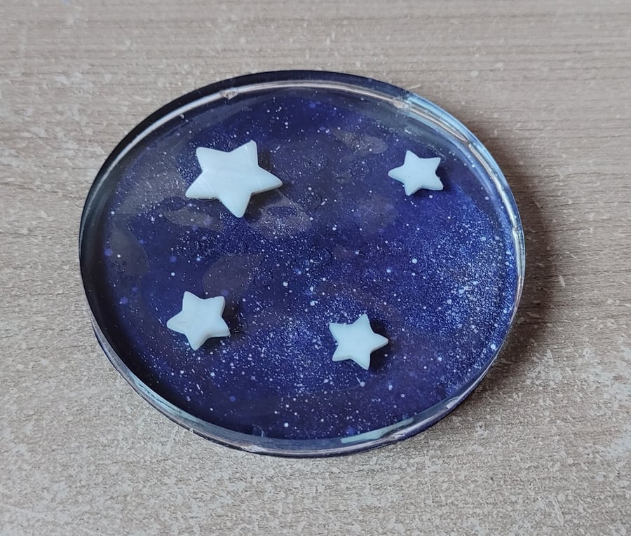 Children's Starry Resin Coaster