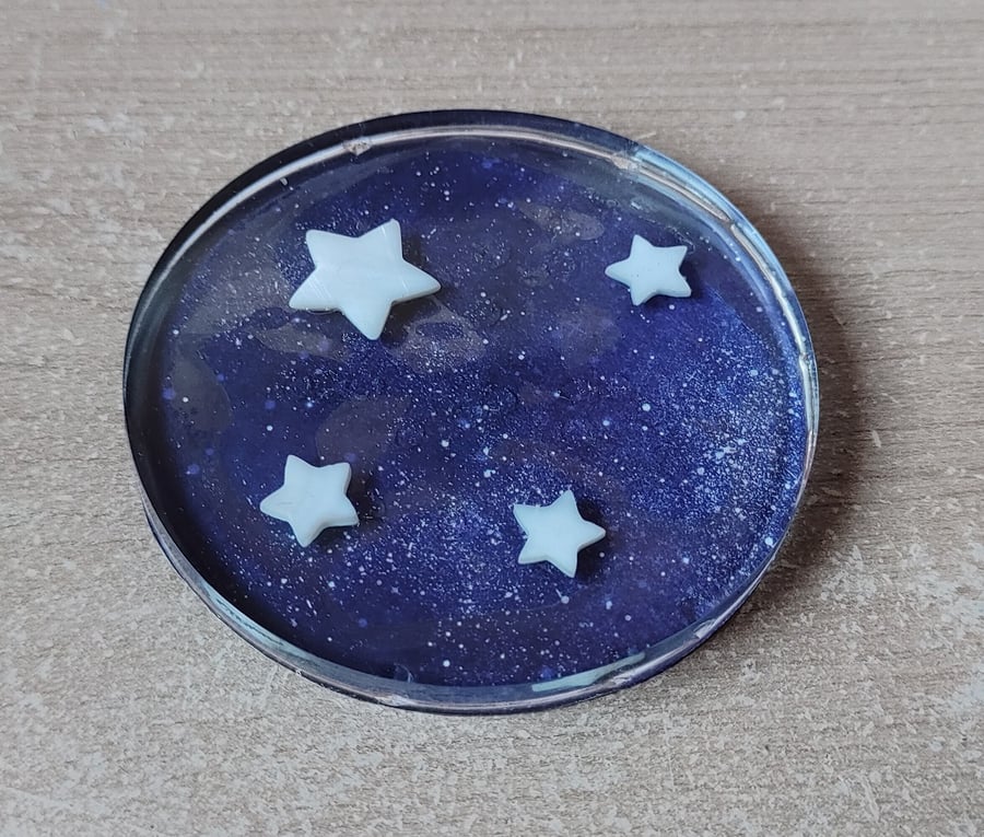 Children's Starry Resin Coaster