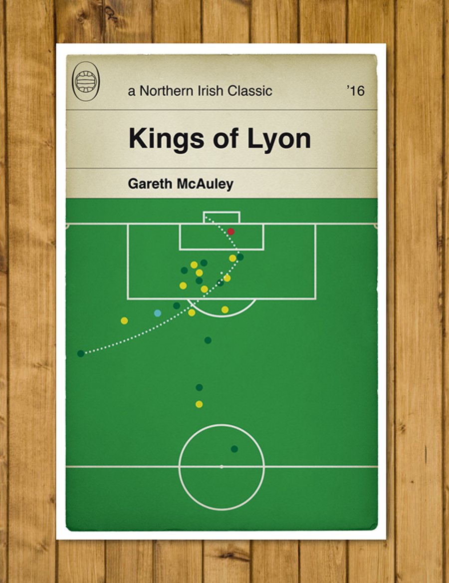 Northern Ireland Winner - Kings of Lyon - Gareth McAuley goal - Various Sizes