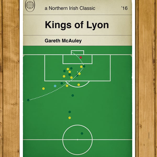 Northern Ireland Winner - Kings of Lyon - Gareth McAuley goal - Various Sizes