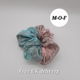 Pink and blue silver twinkle scrunchie,  3 for 2 offer. 