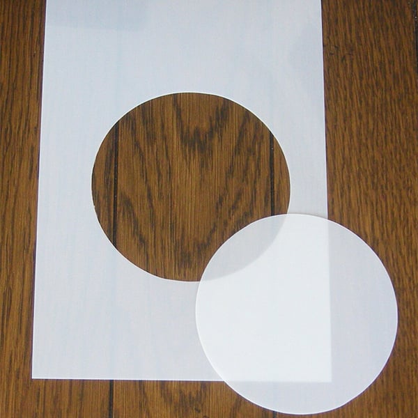 Circle Mask and Aperture Stencil 350 micron PP for Arts Crafts & DIY