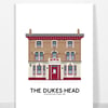 DUKES HEAD PUB, RICHMOND, A4 Print