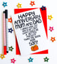 Funny Anniversary Card Happy Anniversary for Mum and Dad Best Gift from your Son - Image 8