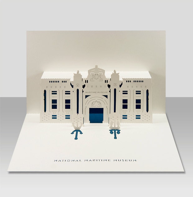National Maritime museum pop-up 3D card