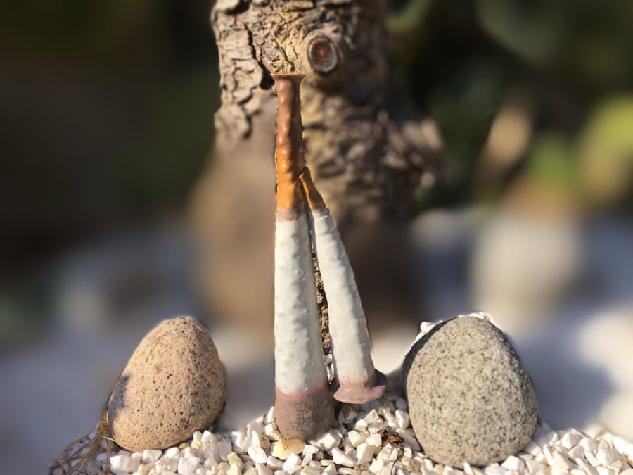 Ceramic sculpture, garden pottery, home decor, ceramic ornament, 