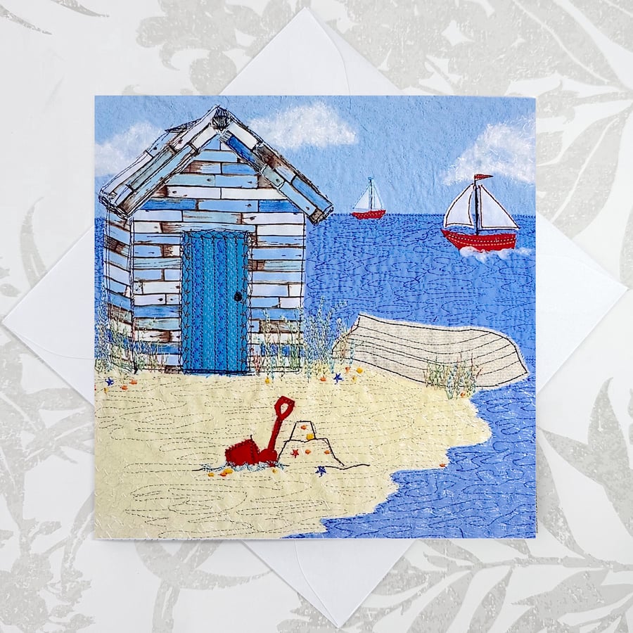 Birthday card - beach hut
