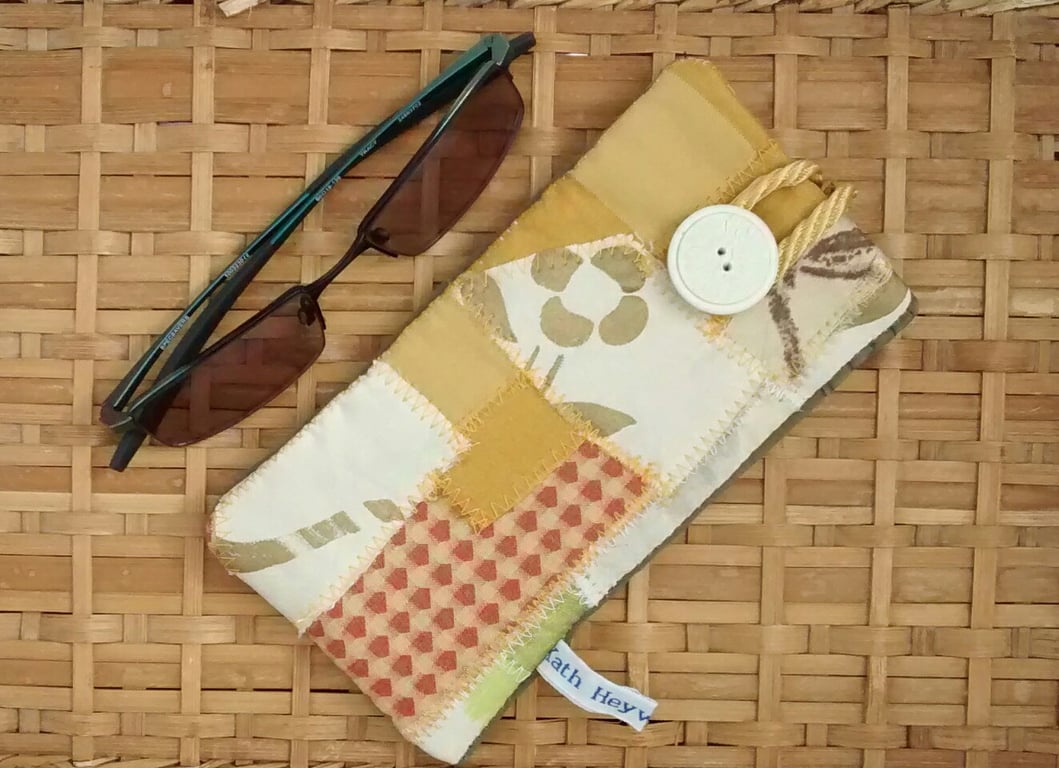 Glasses Case, Fabric Spectacles Pouch