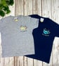Childs 'Fill Your Cup' shirt. Children's navy blue nature lover T-Shirt - Image 7