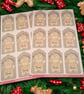 Gingerbread Man Stickers, Gift Tags, Christmas Wrapping Supplies - Image 1