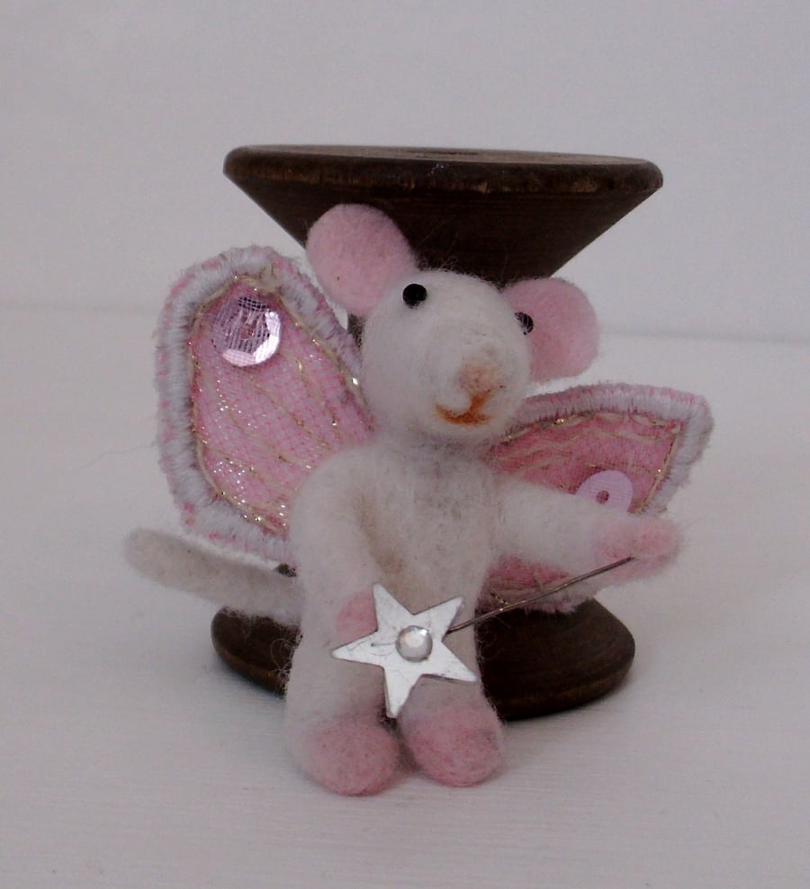 Needle felted mouse,needle felted fairy,mice,gift,needle felted animals