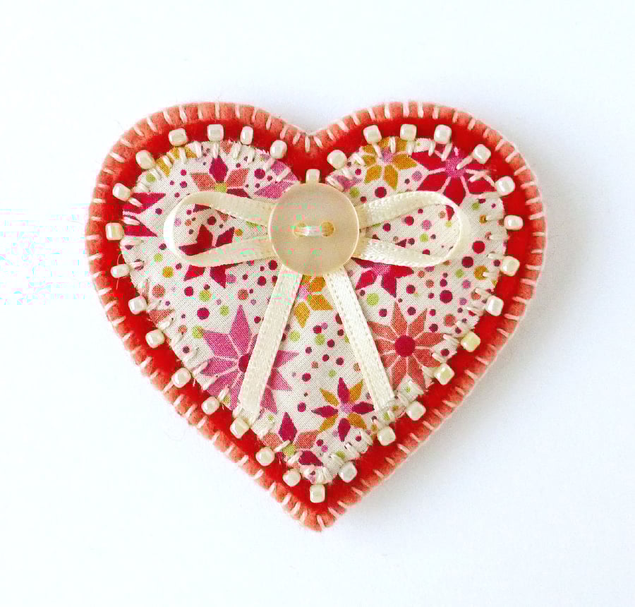Heart Brooch