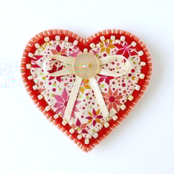 Heart Brooch