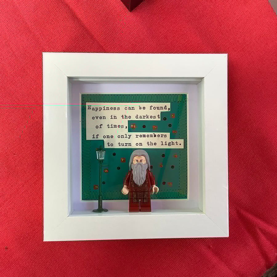 Harry Potter Dumbledore Lego. Mixed media. Magic 