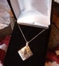 Fine Silver Pendant with Mineral Accents - Image 6