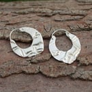 'Branch Out' Pointed Hoop Earrings