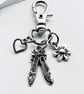Small Ballet Shoes Charm. Ballet Shoes Bag Charm. Bag Charms. Metal Bag Charms.