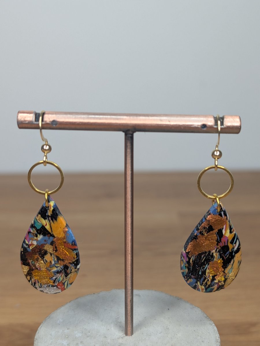 Summer bloom teardrop dangles 