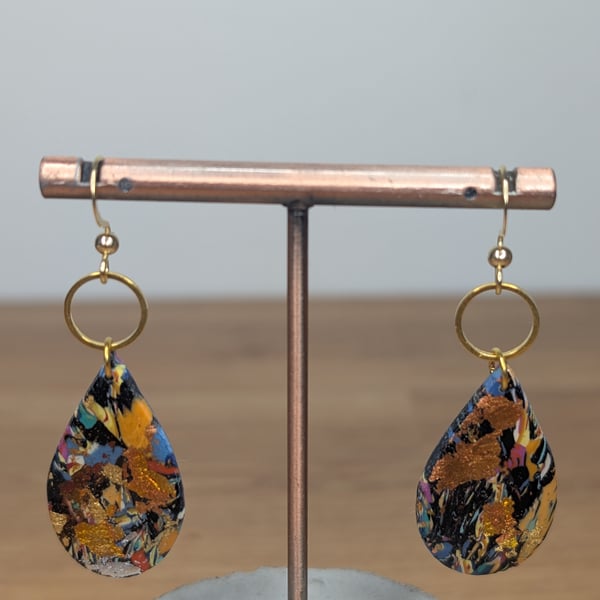 Summer bloom teardrop dangles 