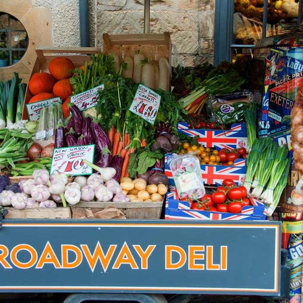 Broadway Deli Cotswolds Worcestershire England UK Photograph Print