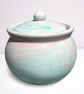 Marbled Little Round Pot - Handmade to order