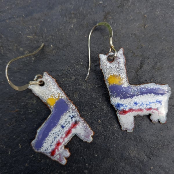 Alpaca earrings