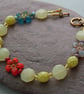 Lemon Jade & Czech glass bead bracelet - Image 4