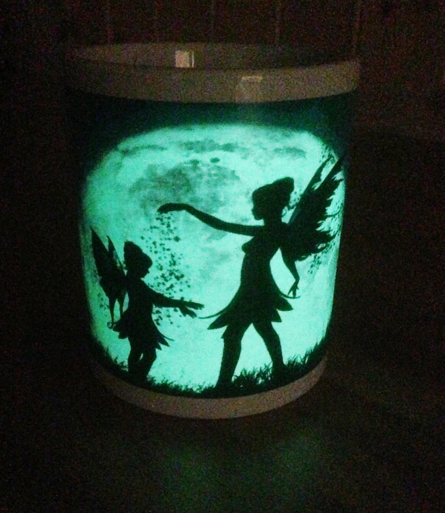 Fairies mug gift, dancing in the Moonlight, glow in the dark Mug