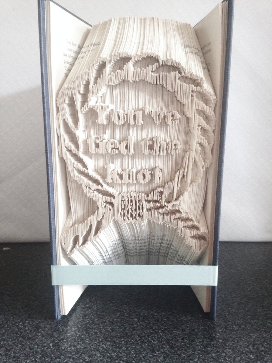 You've tied the knot CUT & FOLD Book Folding Pattern - EMAILED PDF PATTERN