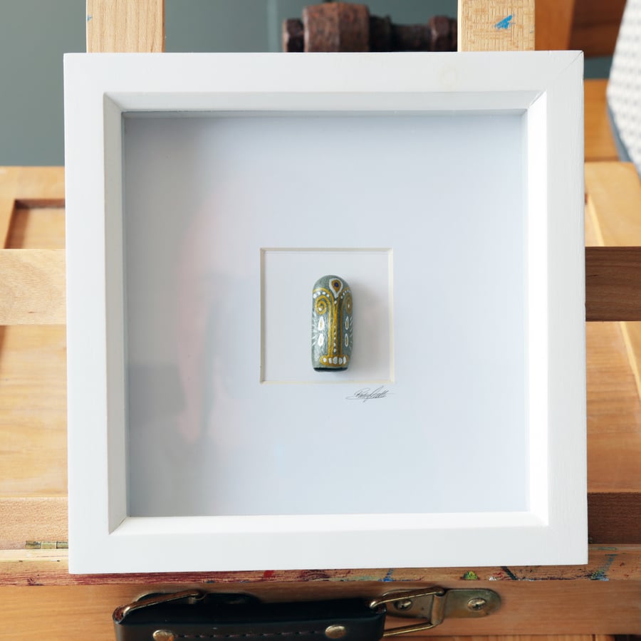 Pebble Art, Mixed Media Beach Art from Scotland