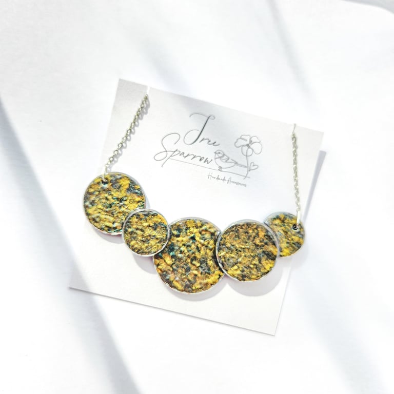 Geometric Resin Necklace