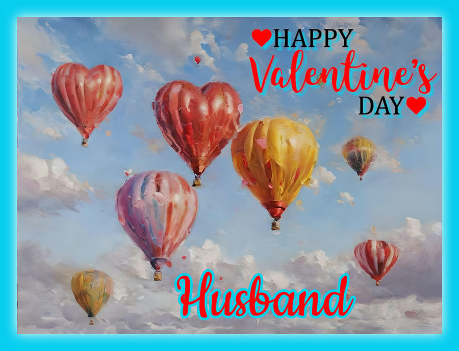 Husband Happy Valentine's Day Card 