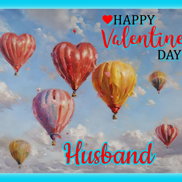 Husband Happy Valentine's Day Card 