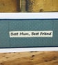  Mum Birthday Bookmark card, Mum Best Friend card & gift, Mother’s Day - Image 4