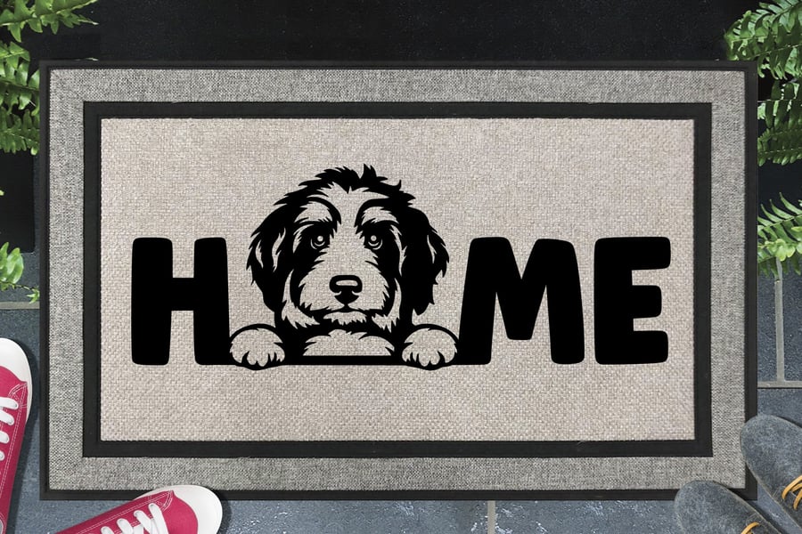 Bernedoodle Home Door Mat No.1 - Bernedoodle Welcome Mat - All Weather, 45x70cm 