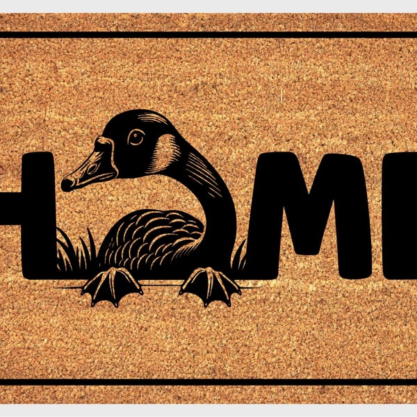Goose Home Door Mat No.1 - Goose Welcome Mat - 3 Sizes