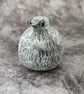 Little Bird Sculpture, Grey Green Baby Fledgling Ornament - Image 5