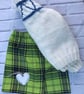 Katie Morag dress up outfit hand knitted jumper and skirt set 4-5 years - Image 1