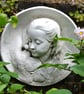 Girl and Dove Plaque