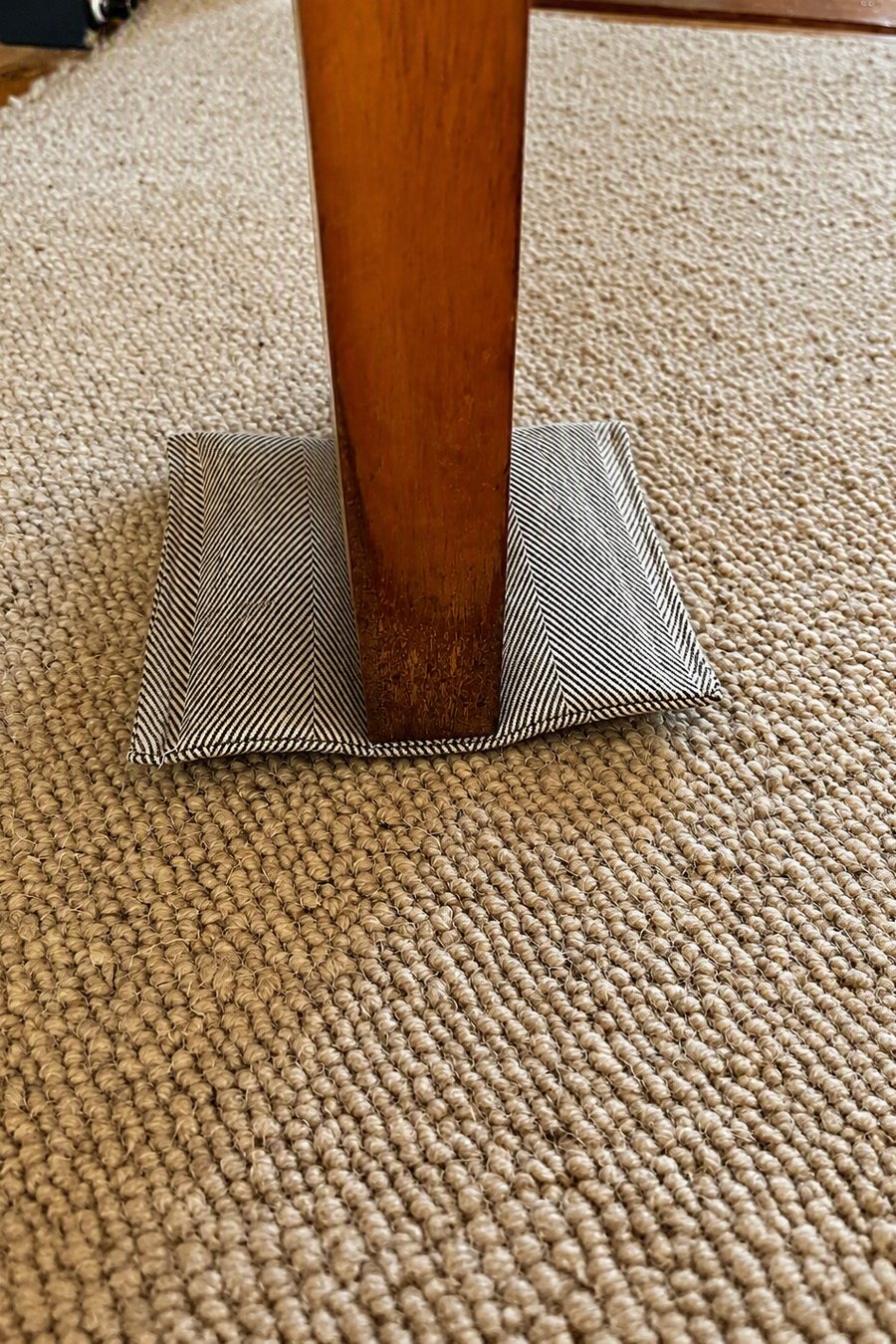 Fabric Door Stopper, Soft Door Wedge, Herringbone Doorstop, Handmade Door Holder