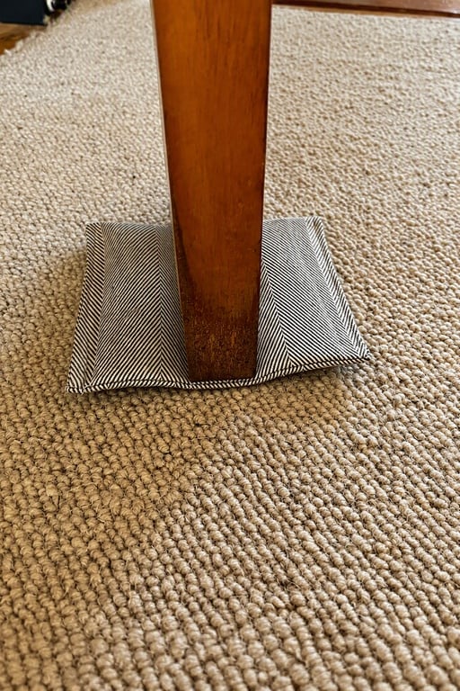 Fabric Door Stopper, Soft Door Wedge, Herringbone Doorstop, Handmade Door Holder