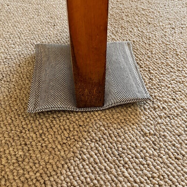 Fabric Door Stopper, Soft Door Wedge, Herringbone Doorstop, Handmade Door Holder