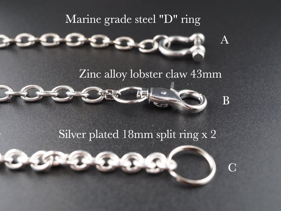 Key rings (build your own key chain)