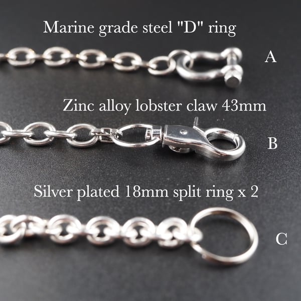 Key rings (build your own key chain)